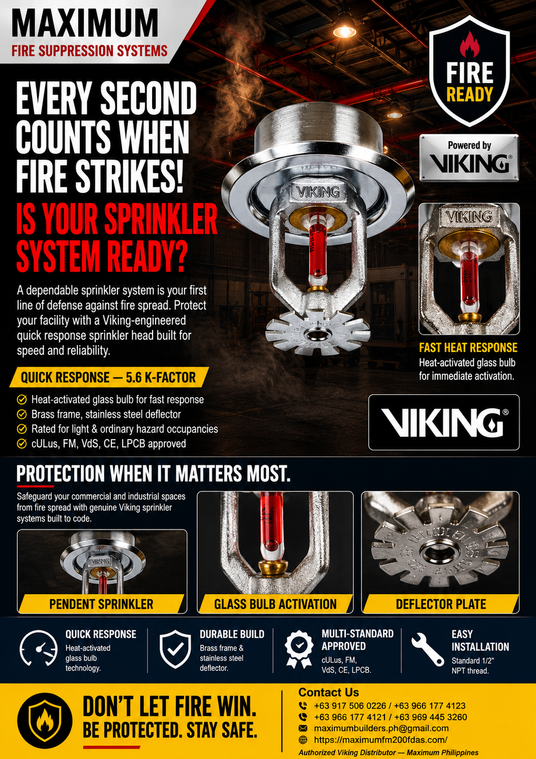 Quick Response. Reliable Protection. Ready When Fire Strikes.