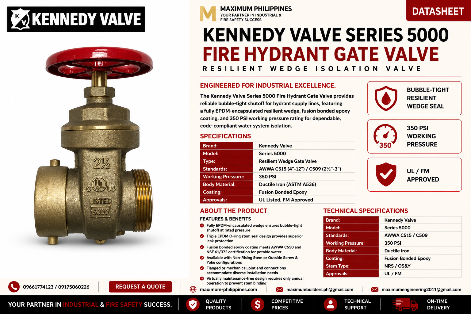Fire Hydrant Gate Valve Brochure